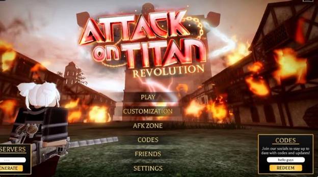 Attack on Titan Revolution Codes