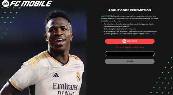 FC Mobile Codes