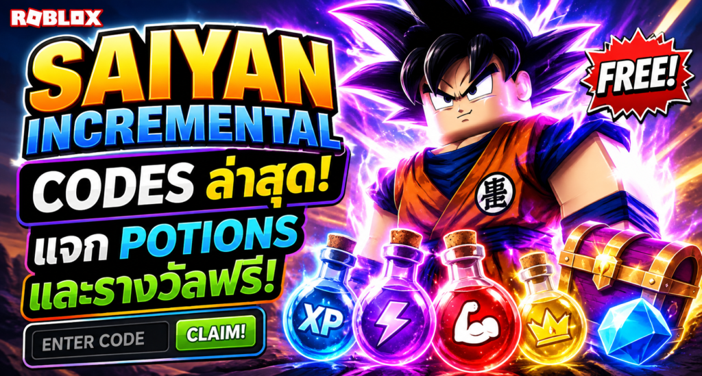 Roblox Saiyan Incremental Codes