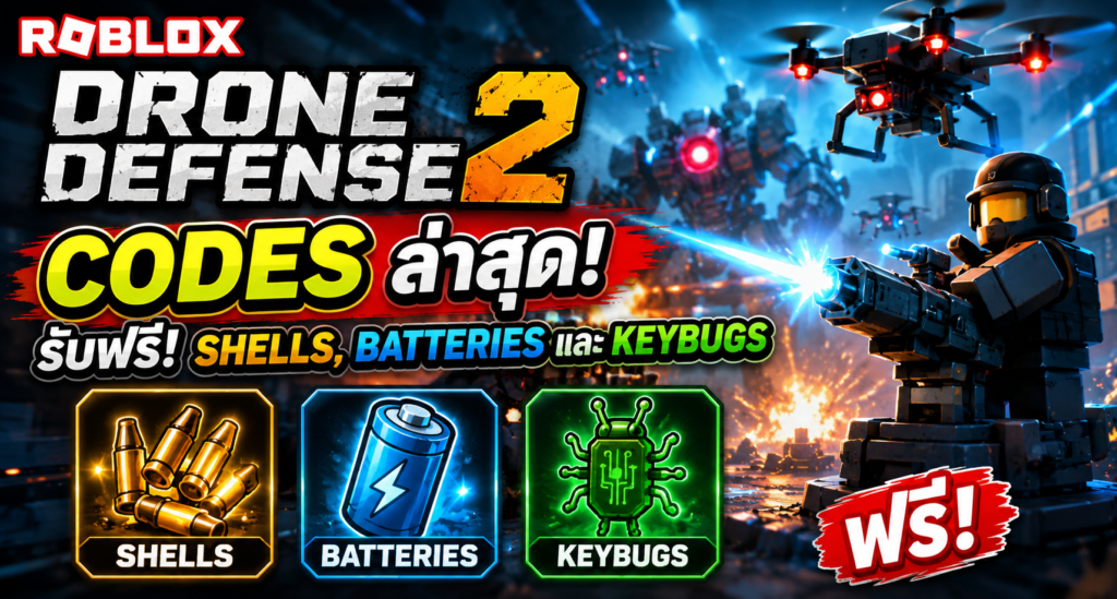 Roblox Drone Defense 2 Codes