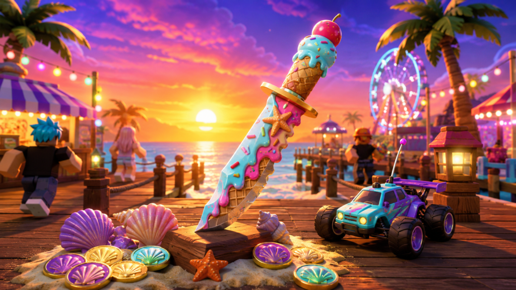 Murder Mystery 2 Summer 2026 อีเวนต์ฤดูร้อนและไอเทม Icecream Godly