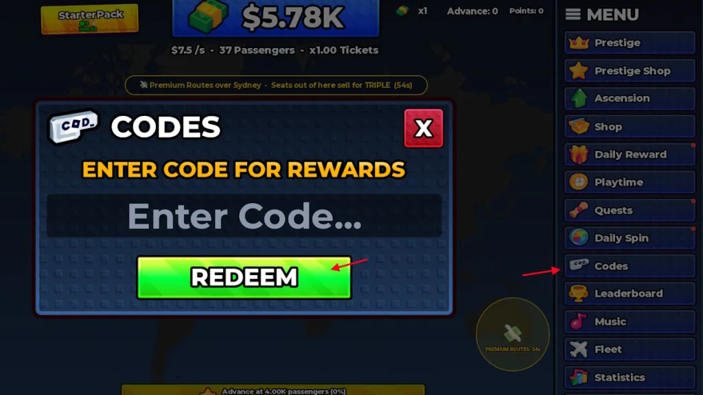 Airline Idle Codes
